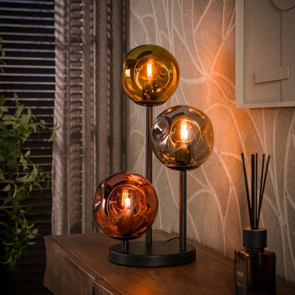 Design-Tischlampe Stellar Schwarz