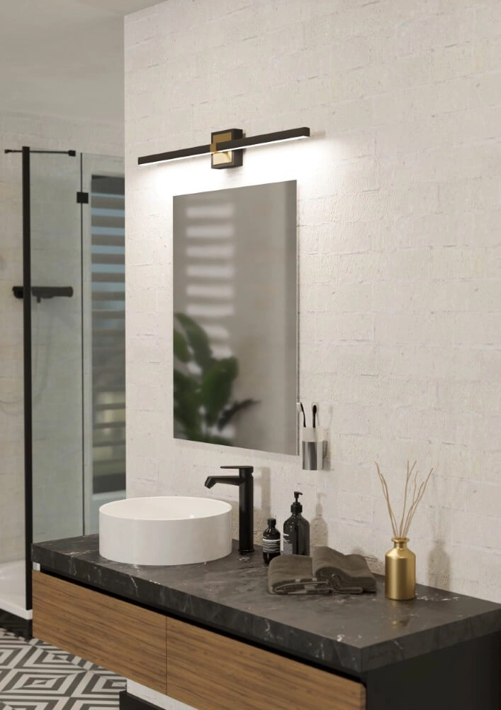 Badezimmer-Wandleuchte Peguera 80cm Eglo 9008606274994