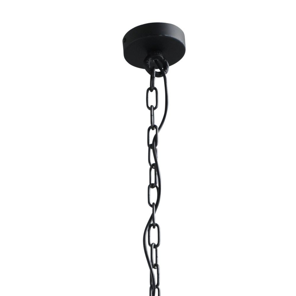 Pendelleuchte Larino 60 Retro schwarz mit weiß Masterlight 8718121234595