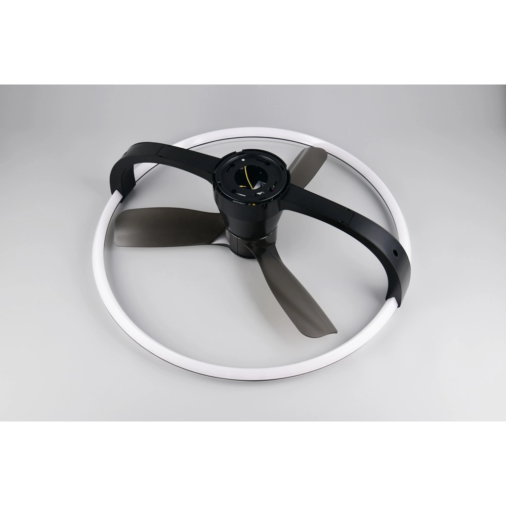 Smarthome-Lüfter Stockholm schwarze Ø 73,5 Tuya Trio 4017807693133