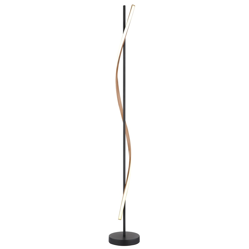 Design-Stehlampe Watkins Schwarz