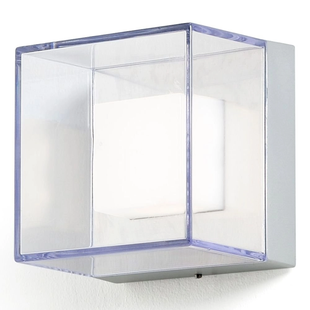 LED-Außenleuchte Sanremo 14cm silbergrau KonstSmide 7318307924312