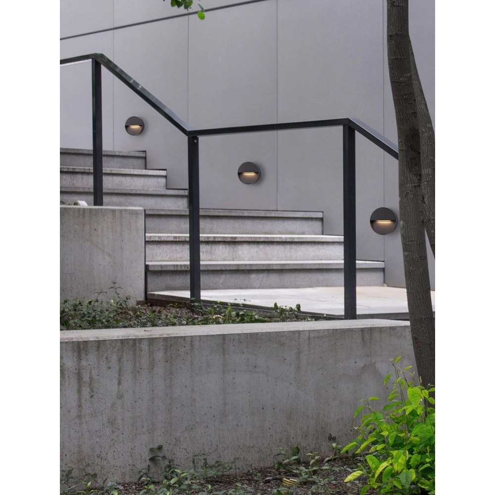 Design-Wandleuchte Arne anthrazit Lyora 5212017432834