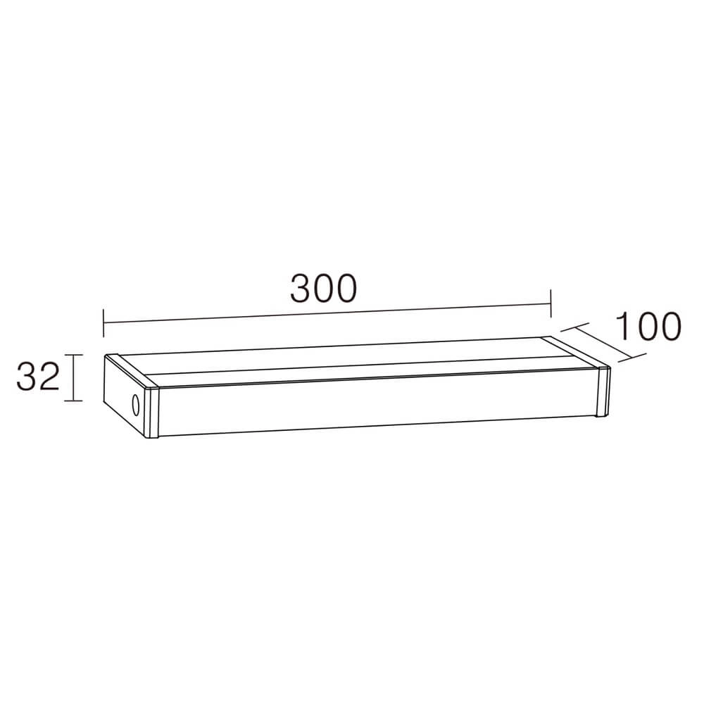 LED-Wandleuchte Wollas 60cm - 22 Watt - weiß Lyora 4255805301074