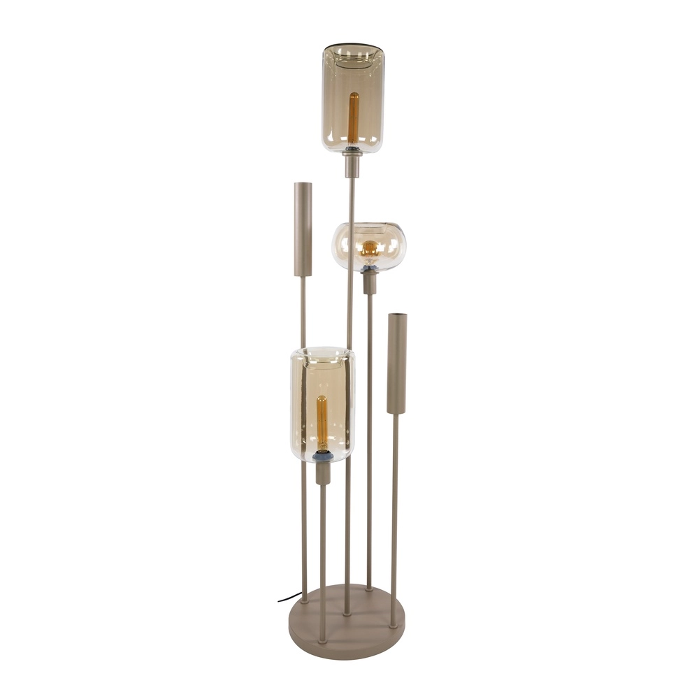 Design-Stehlampe Serene Sandbraun Lyora 8716803514768