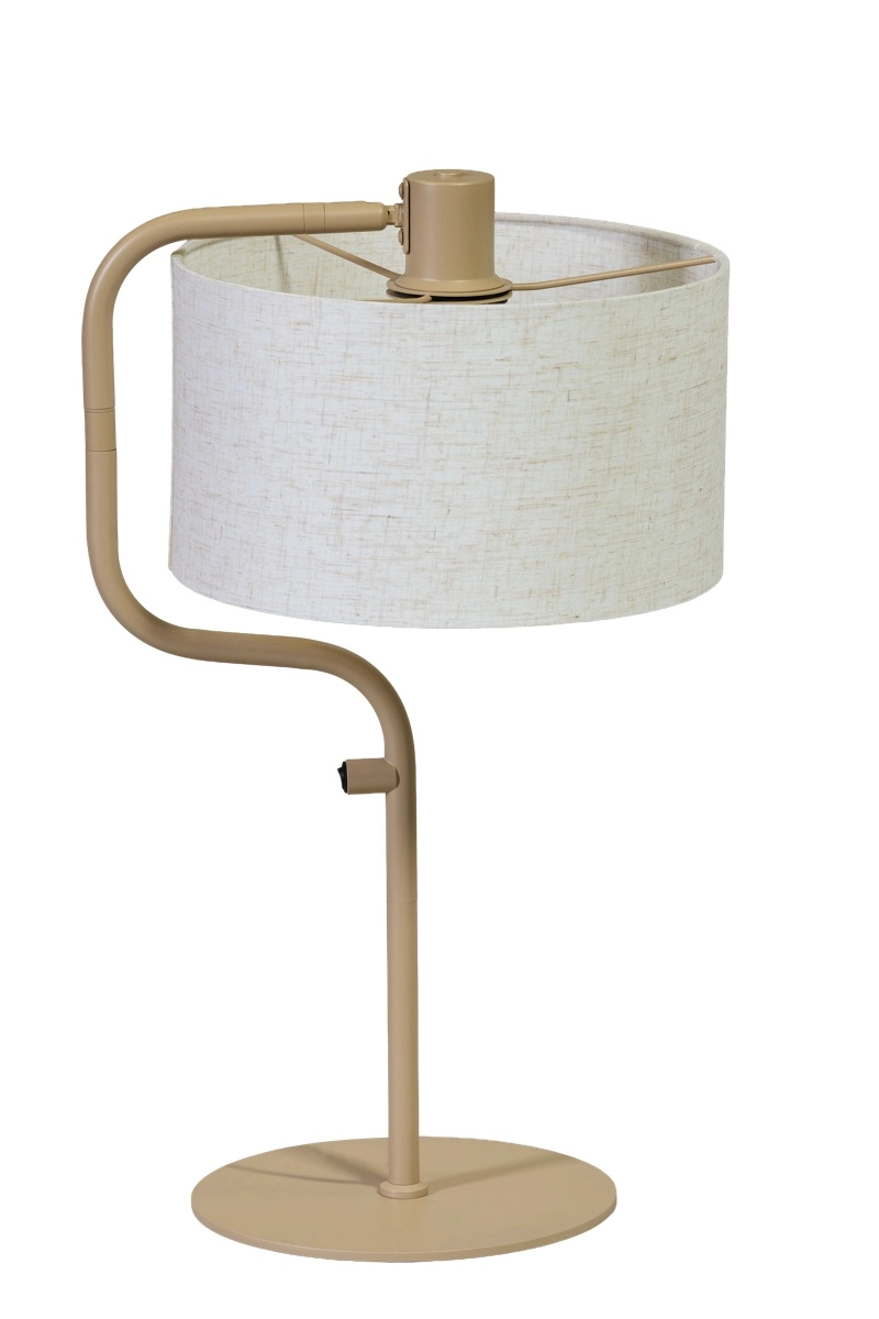 Tischlampe Jacqueline 1x E27 – Sand