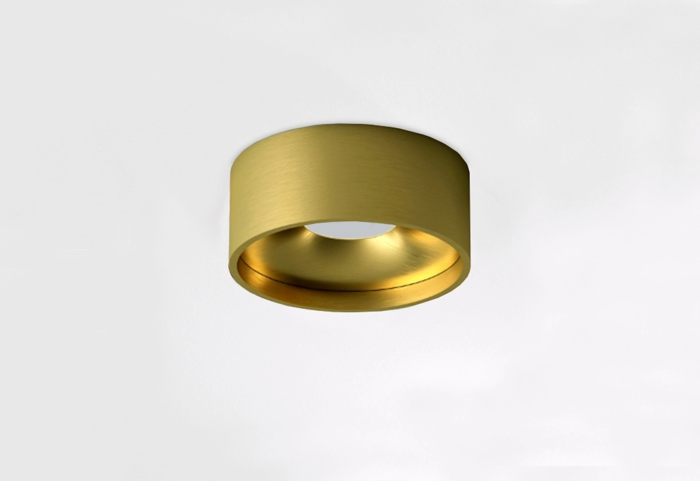 Deckenlampe im Badezimmer Oran Ø 12cm – Gebürstetes Gold Artdelight 8720701103887