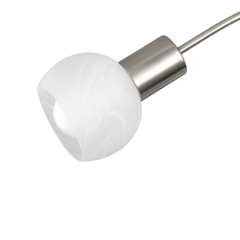 Deckenstrahler Antibes Knot 3-Licht-Nickelmatte Trio 4017807358292