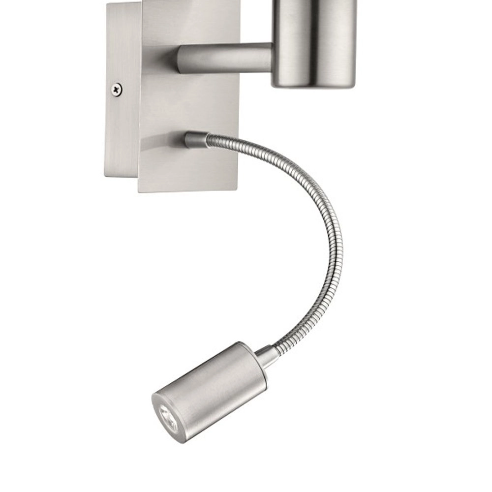 Wandlampe Pasteri Taupe Motorhaube mit Leslicht Eglo 9002759964788
