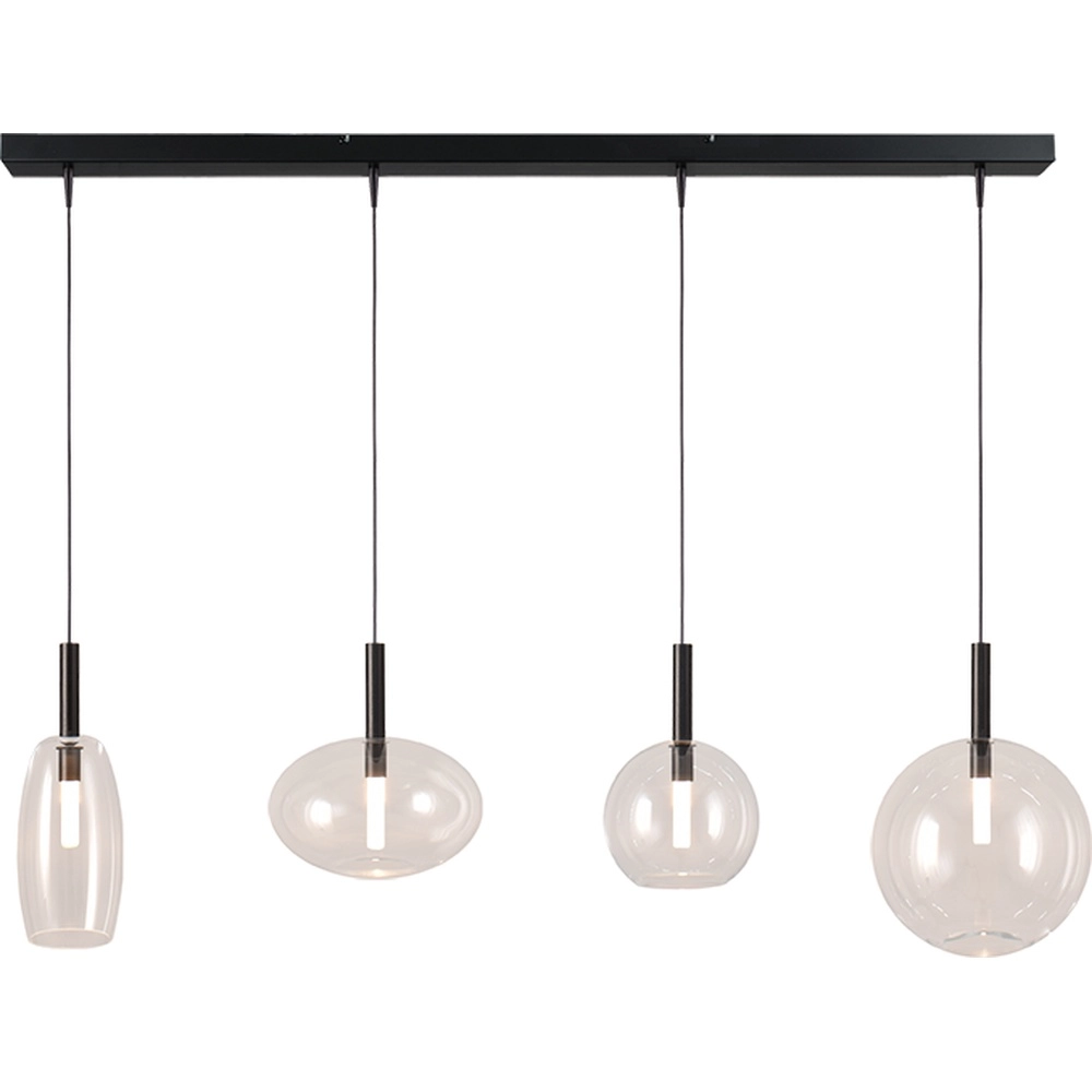4L-Pendelleuchten Lido Ball mit klarem Glas Masterlight 8718121335339