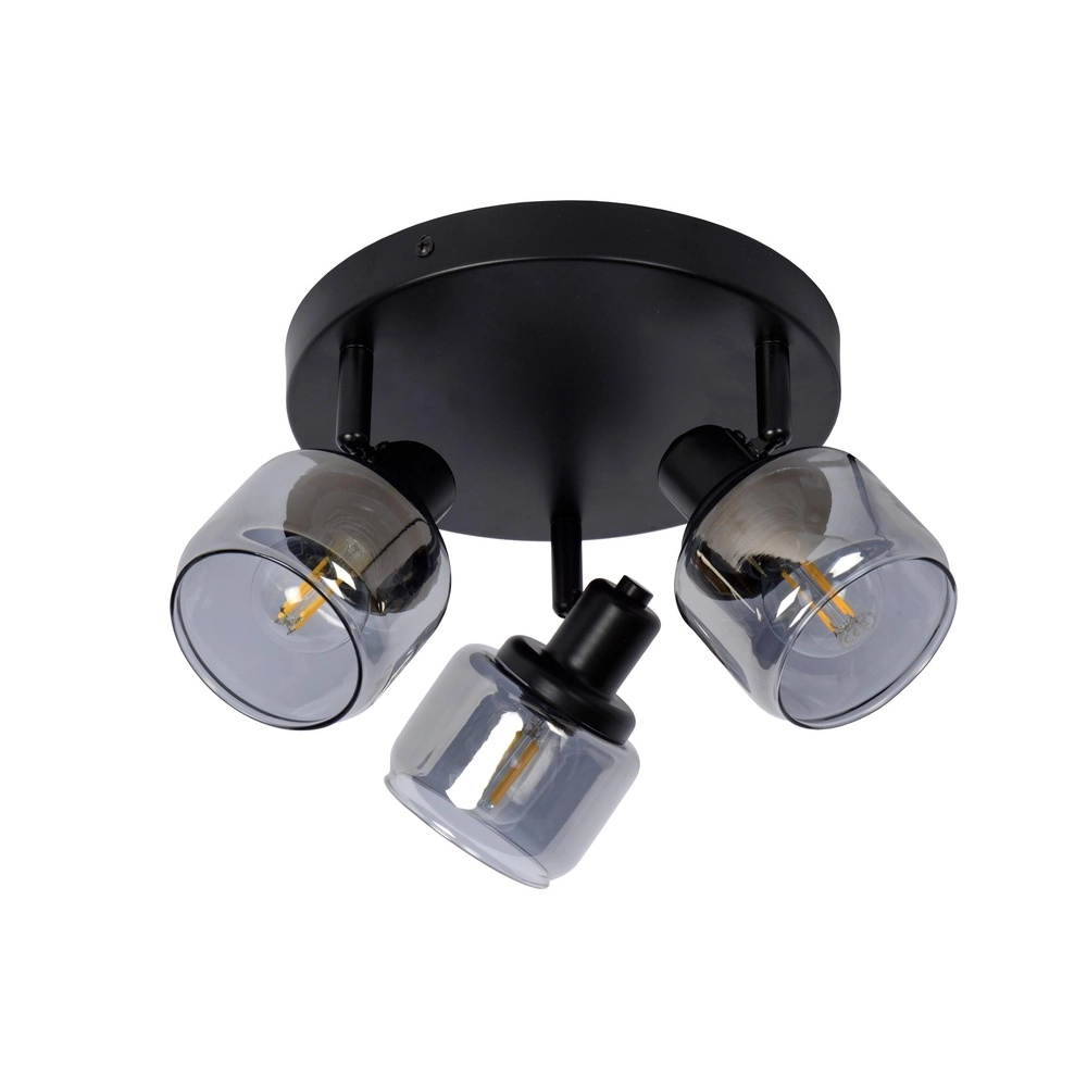 Deckenlampe Bjorn 3-Licht Schwarz