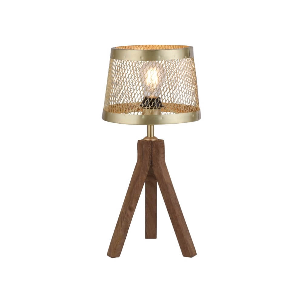 Tischlampe Frederik Messing Just Light 4043689976170