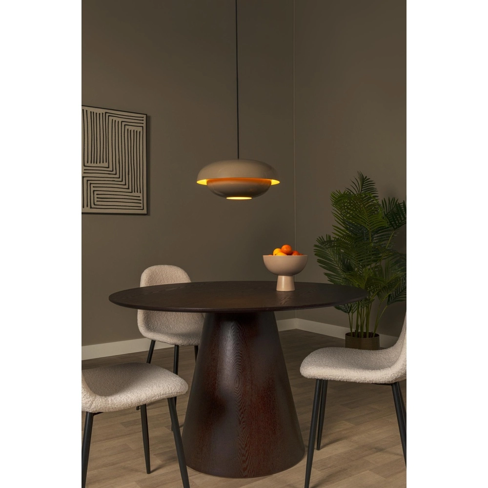 Pendellampe Younes Ø 40cm taupe Lucide 5411212650184
