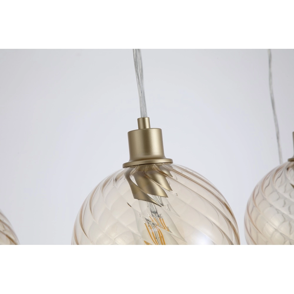 Pendelleuchte Radiance 6-flammiges Gold Searchlight 5053423306407