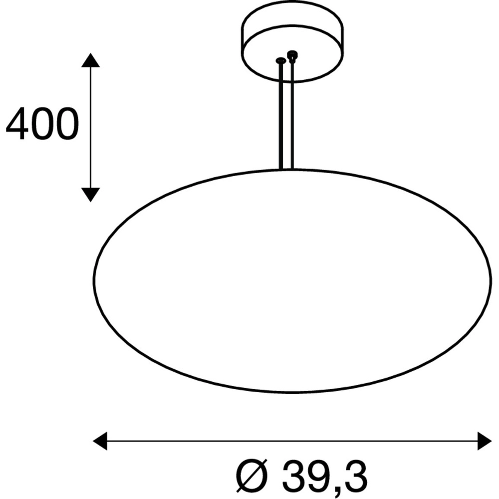 Pendelleuchte Olypso gold Ø 39,3cm SLV 4024163316101