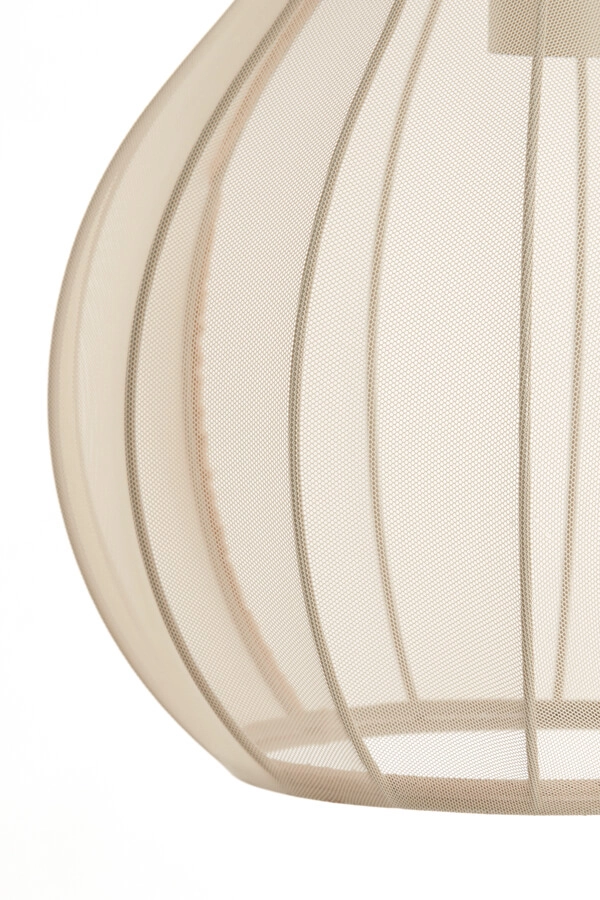 Cremefarbene Stehleuchte Elati Ø 29cm japandi Light & Living 8717807702700