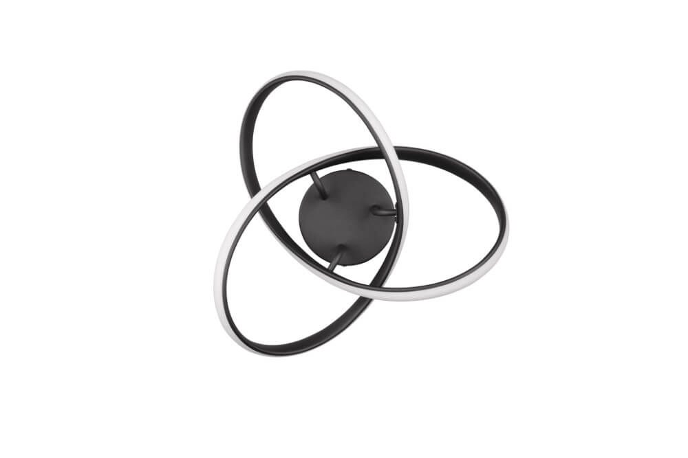 Designer-Deckenleuchte Meo Schwarz Trio 4017807600278