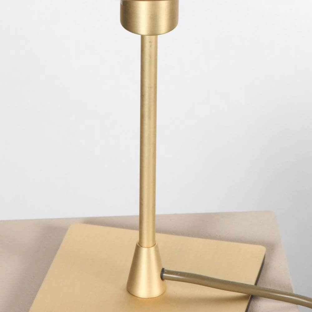 Schlanke Tischleuchte Ancilla Gold Steinhauer 8712746171044