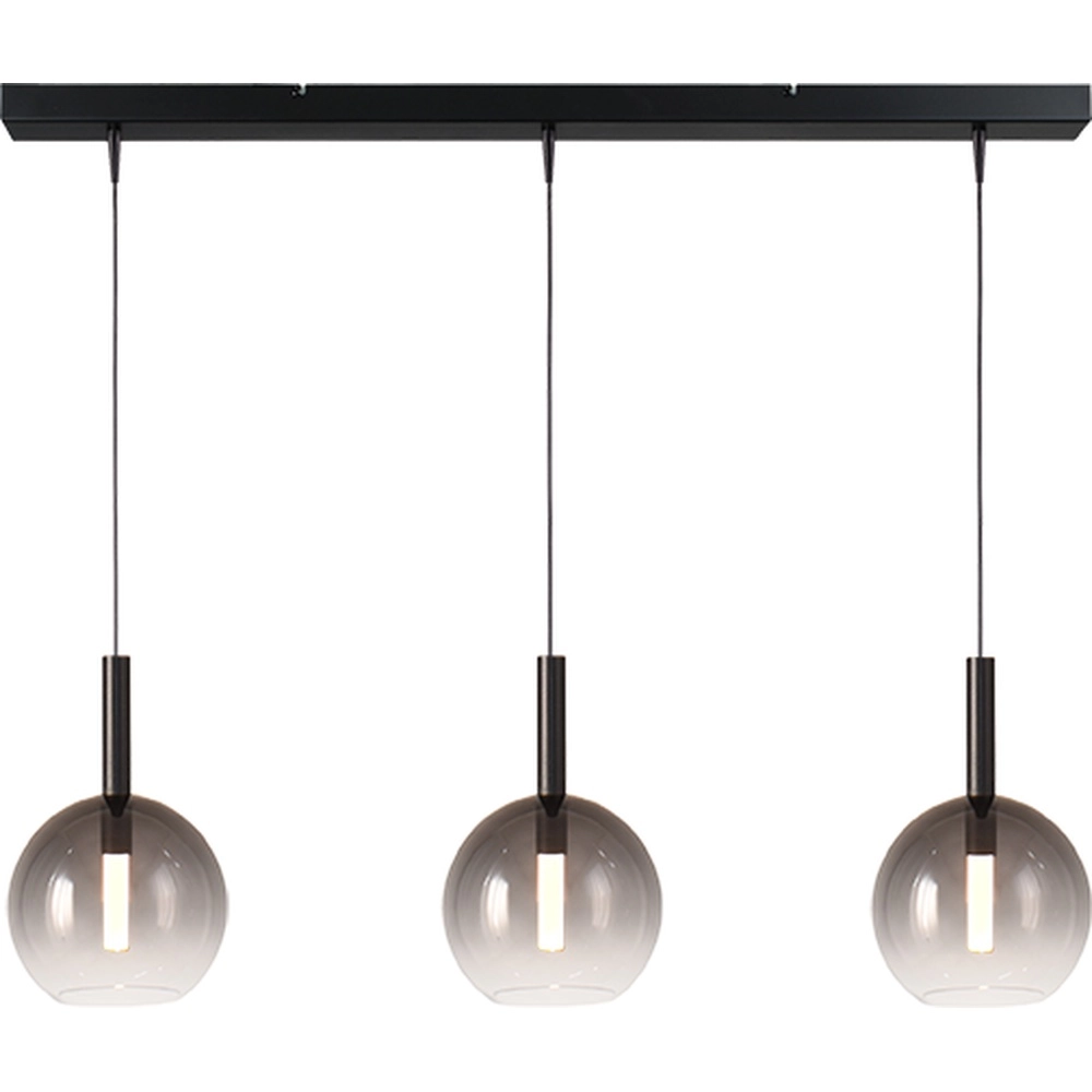 3L Pendellampe Ø 17cm Lido Ball mit rauchverdünnendem Glas Masterlight 8718121324807