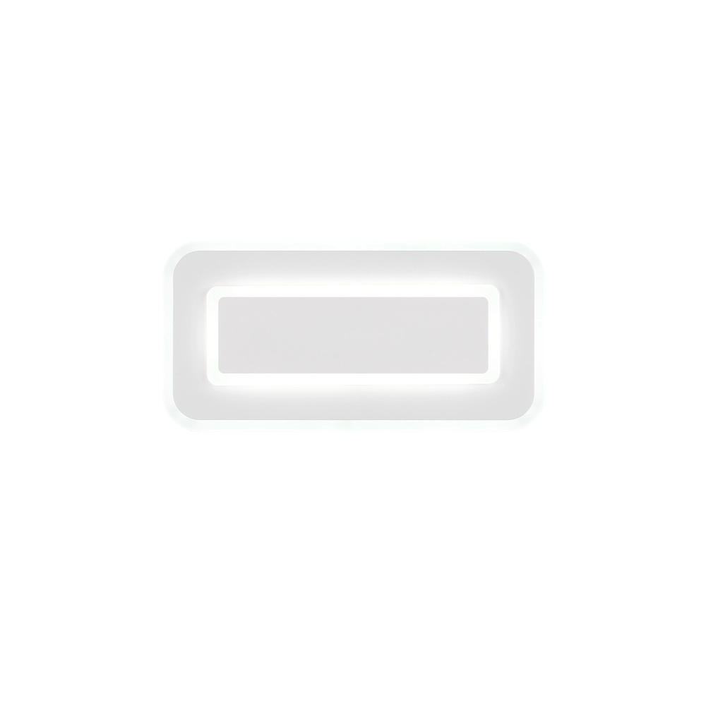 Moderne Deckenlampe Riva Weiß 40cm Trio 4017807682939