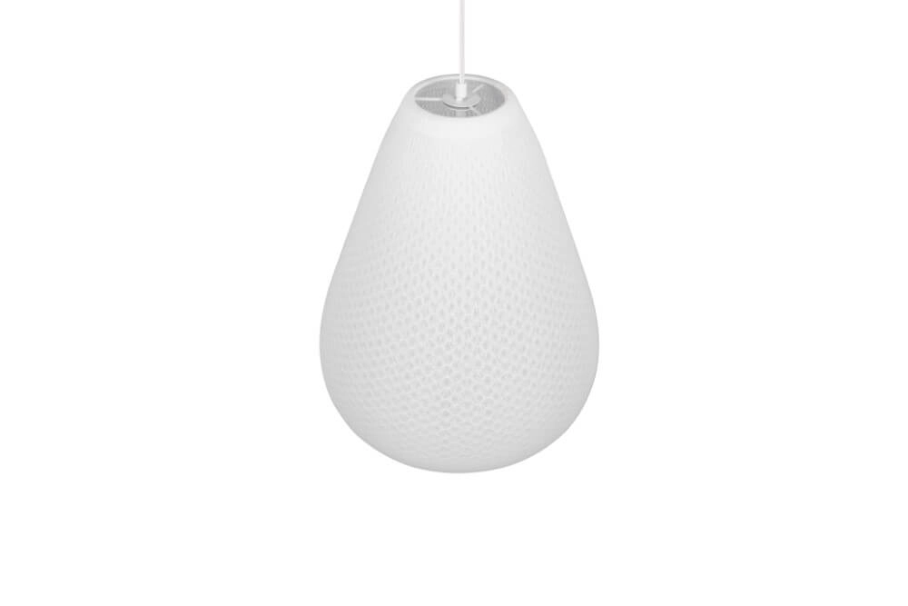Weiße Design-Pendelleuchte Janine Ø 48cm Trio 4017807637663