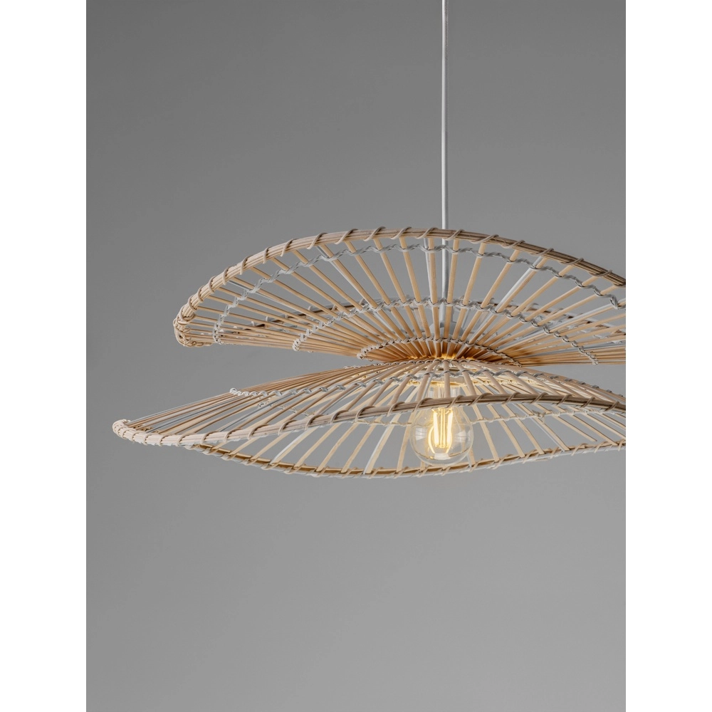 Rattan Pendelleuchte Artic Ø 60cm Lyora 5212017477286