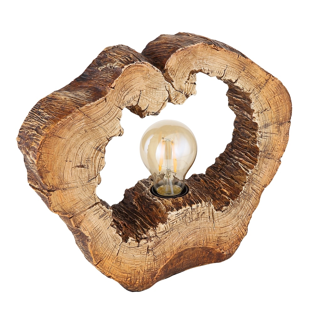 Einzigartige Tischlampe Vinzenz Holz Globo 9007371426706