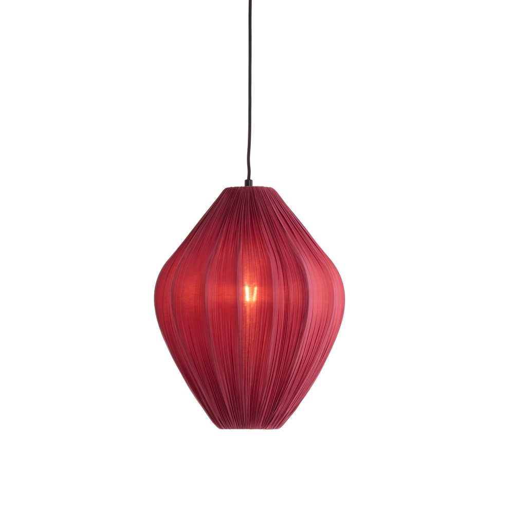 Pendellampe Verita Ø 36cm – burgunderroter Farbton Light & Living 8717807832070