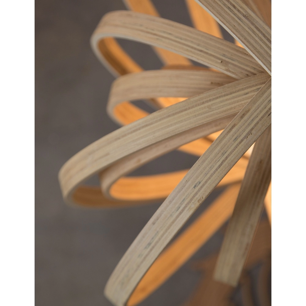 Moderne Pendelleuchte Asco Holz Ø 43cm Lyora 5212017424945