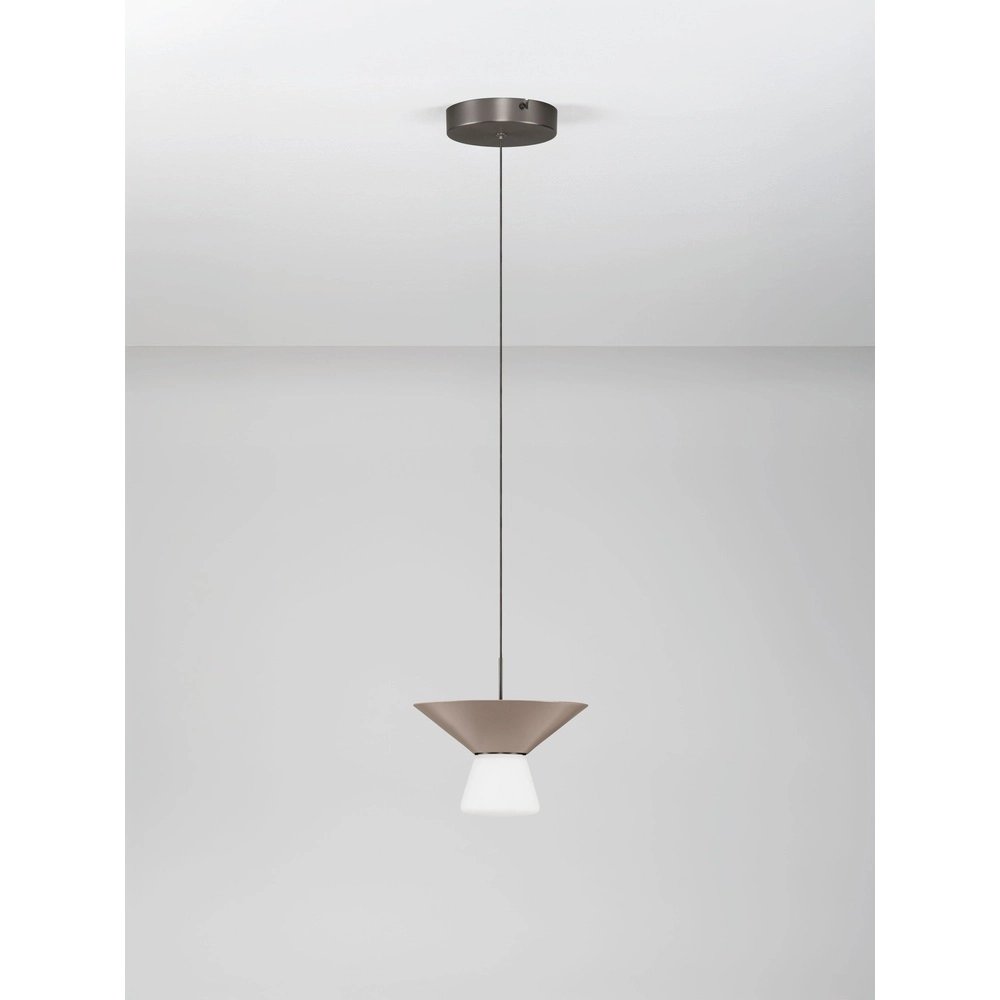 Design-Pendellampe Baris braun Ø 22 cm Lyora 5212017495266