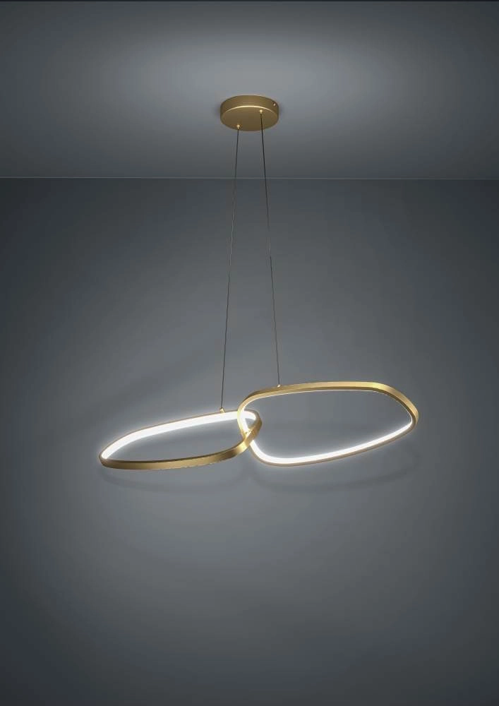 Design-Hängelampe Lodosa Gold - 113 cm Stars of Light 9008606240616