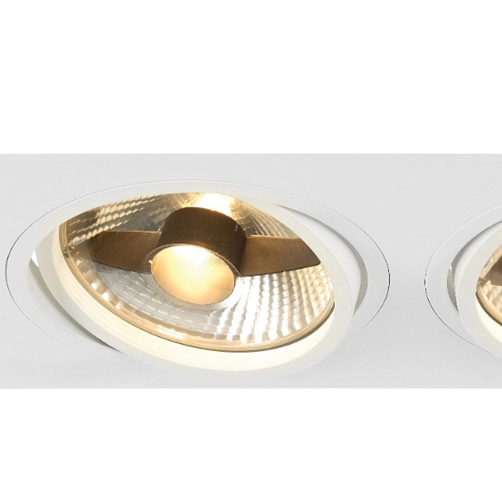 Einbaustrahler New Tria ES111 2 Licht weiß mit klemmenden Federn SLV 4024163150378