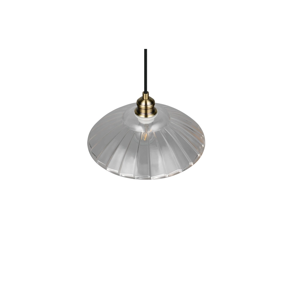Klassische Pendellampe Eluna Alte Messingbläser Trio 4017807682465