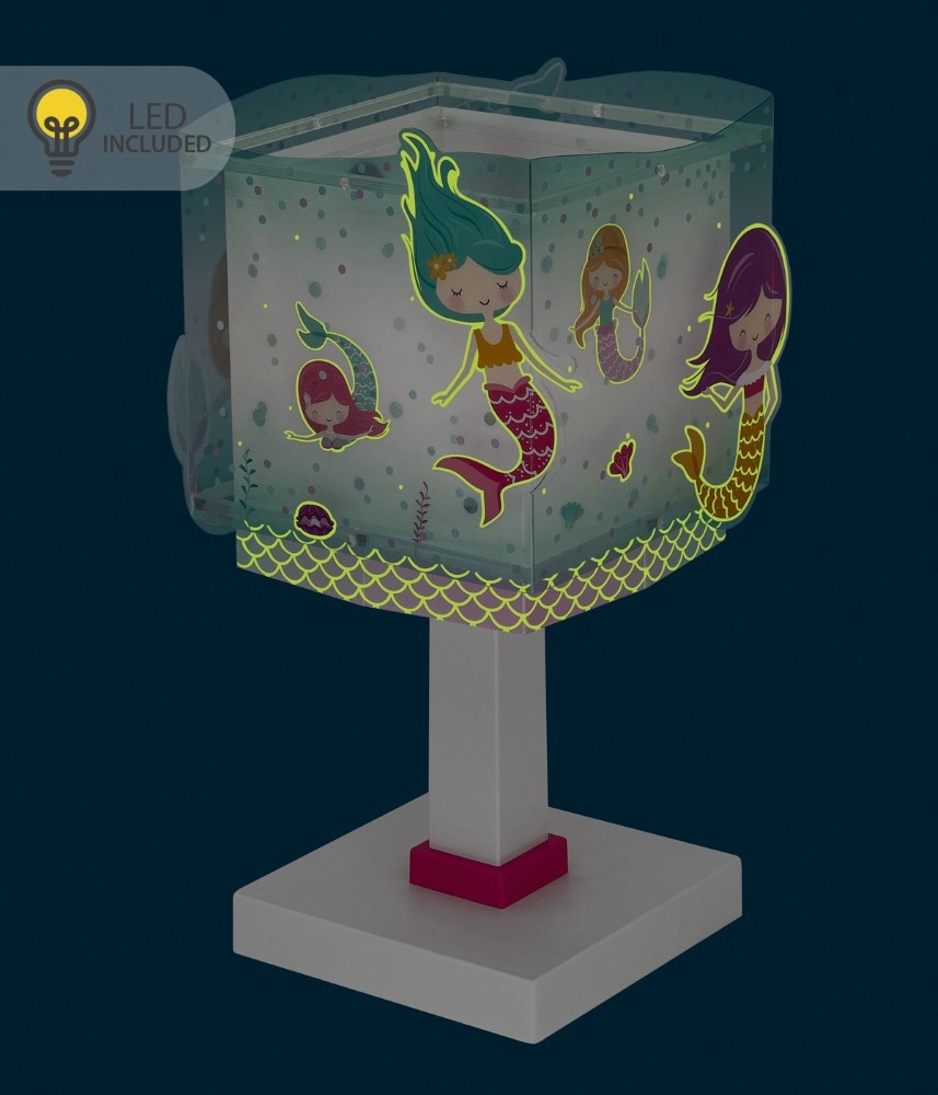 Tischlampe Mermaids türkis Dalber 8420406002491