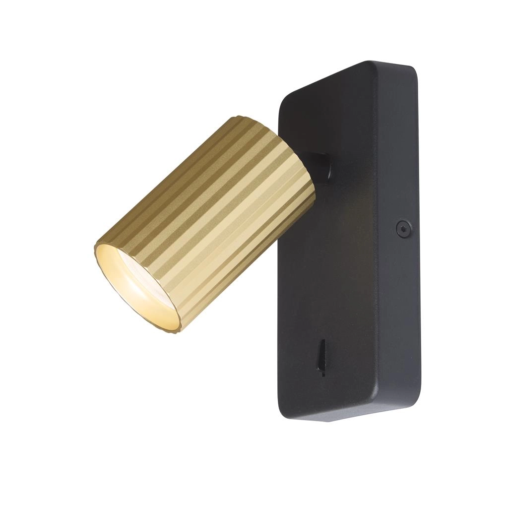 Nachttischlampe Anna Gold