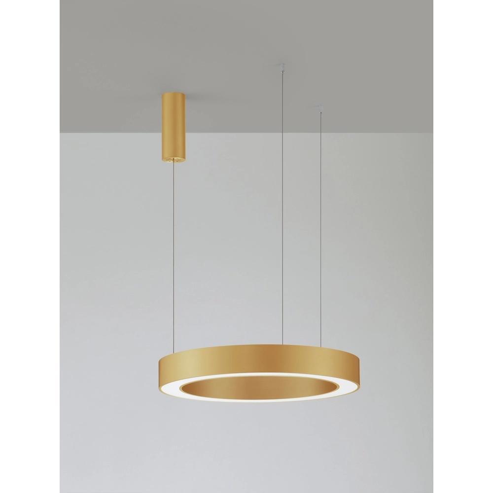 Pendelleuchte Morbido gold Ø 60cm