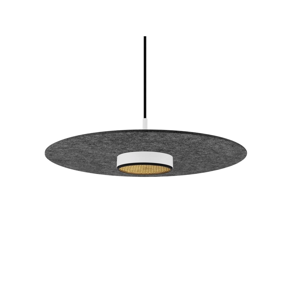 Kapuze aus Filz Grip! Flat Ø 50 x 0,6cm anthrazit SLV 4024163316187