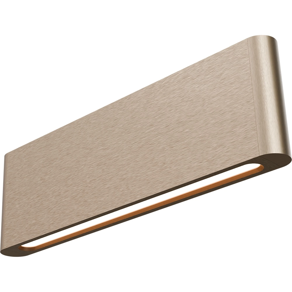Moderner Wandstrahler Atina 34cm Kupferbronze