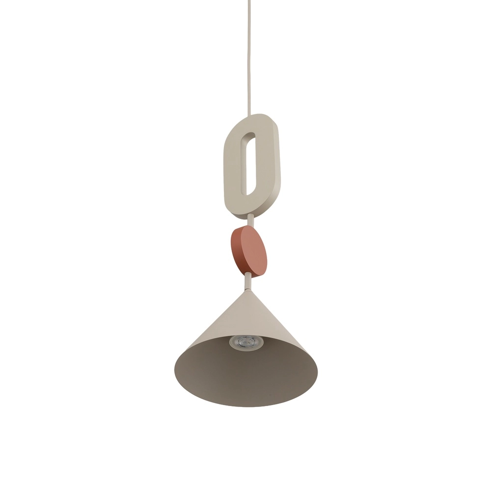 Einzigartige Pendellampe Drops Color sandbraun Ø 20,5 cm Lyora 5903139111928