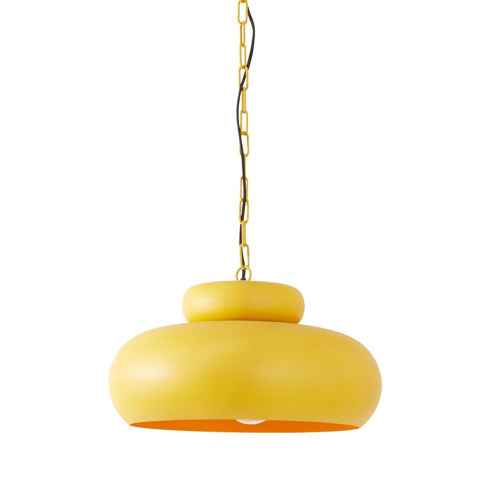 Pendellampe Neiva Ø 46 cm – ocker-Gelb – 1x E27 Light & Living 8717807807931