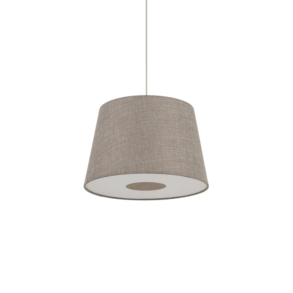 Pendellampe Tutoia sandbraun Ø 46 cm Lyora 5903139116824