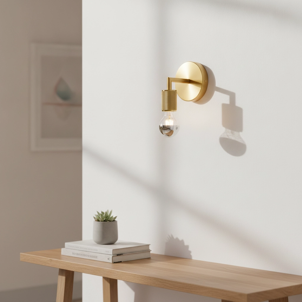 Minimalistische Wandleuchte Royal Gold