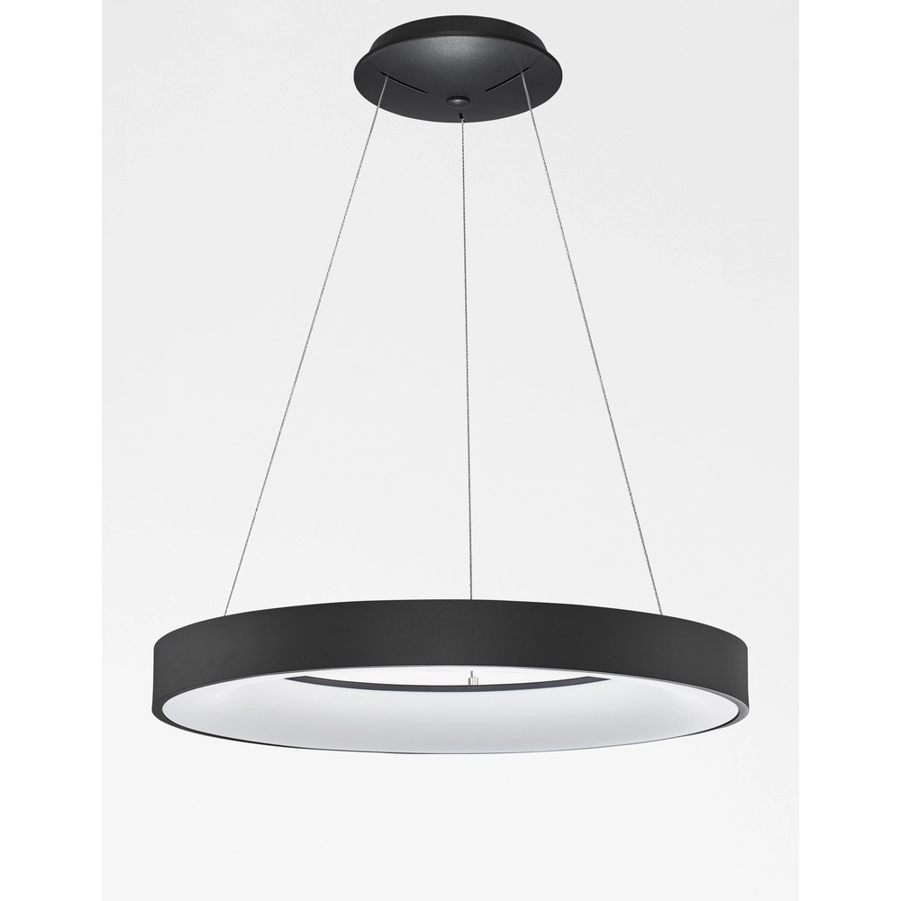 Pendelleuchte Rando Thin schwarz Ø 60cm Lyora 5212017420220