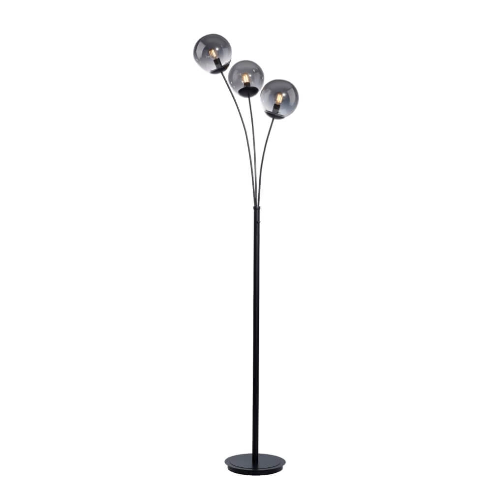 Schwarze Stehlampe Big Widow 3-flammig Just Light 4043689988388