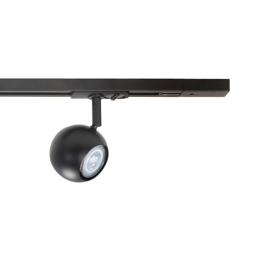 1-Phasen-Schienenset 150cm Bolo schwarz mit 4 Flecken Highlight 8718379039706
