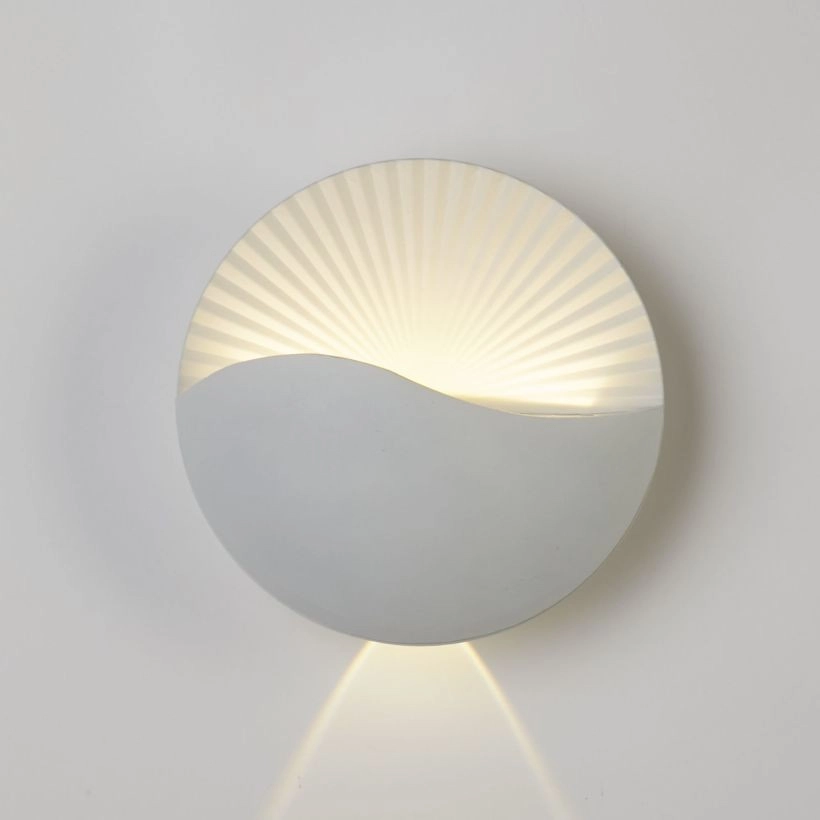 Moderne Wandleuchte Sunrise weiß