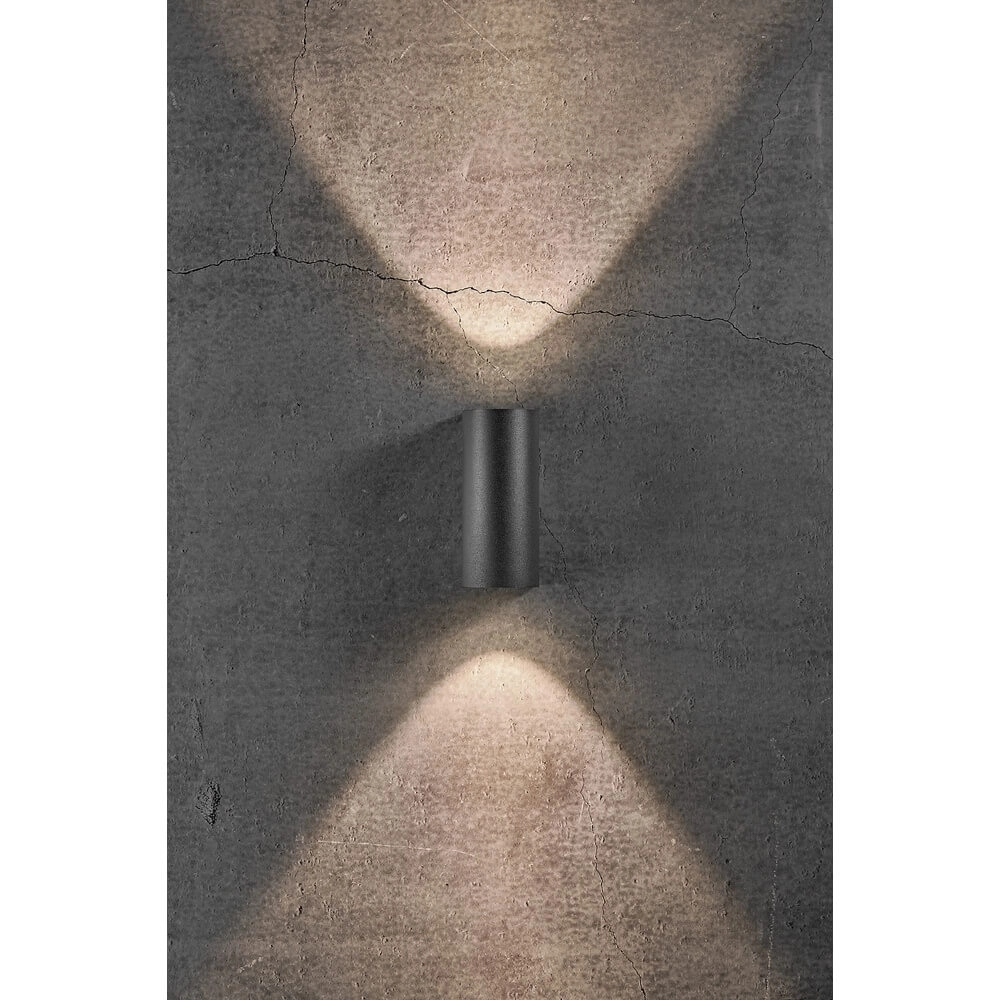 Up & Downlighter Asbol schwarz abgerundet Nordlux 5701581401389