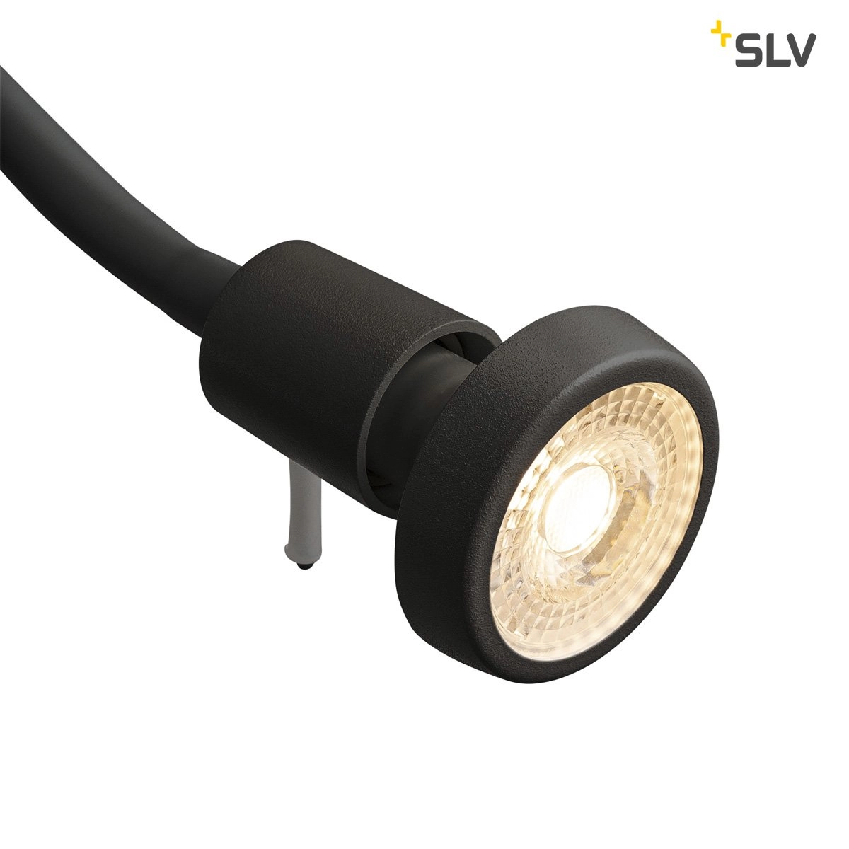 Flexibel Leselampe Dio Flex Schwarz SLV 4024163228329