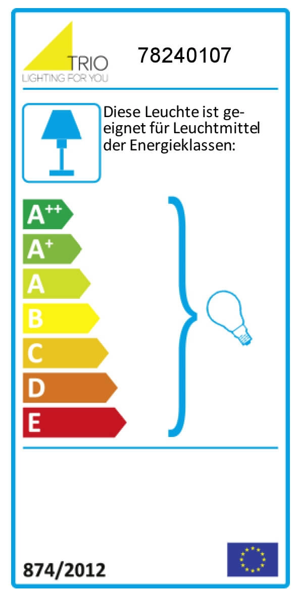 2-phasiger Schienenscheinwerfer Duoline grau Trio 4017807471694