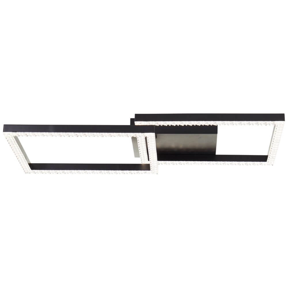 Schwarze Deckenleuchte Ranni 2700lm Brilliant 4004353442131
